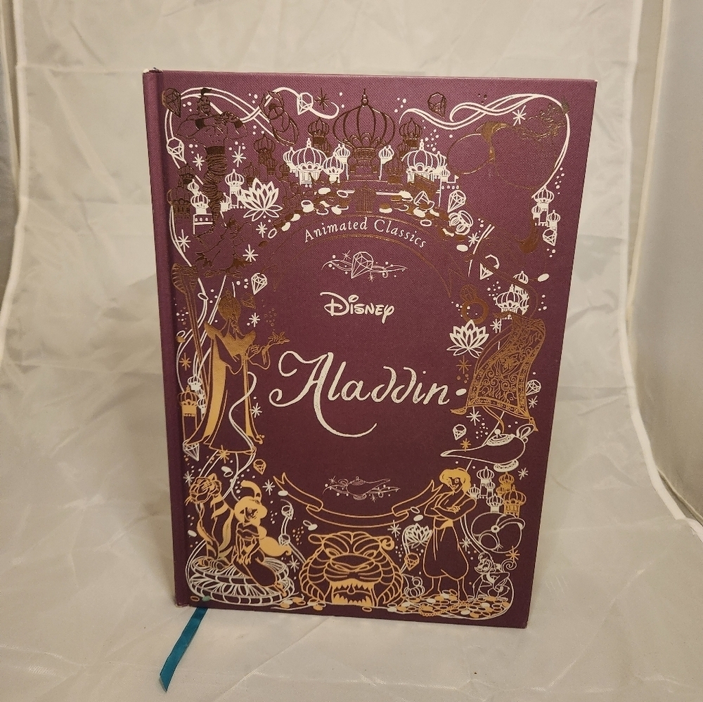 Disney Animated Classic Aladdin Hard Back Book